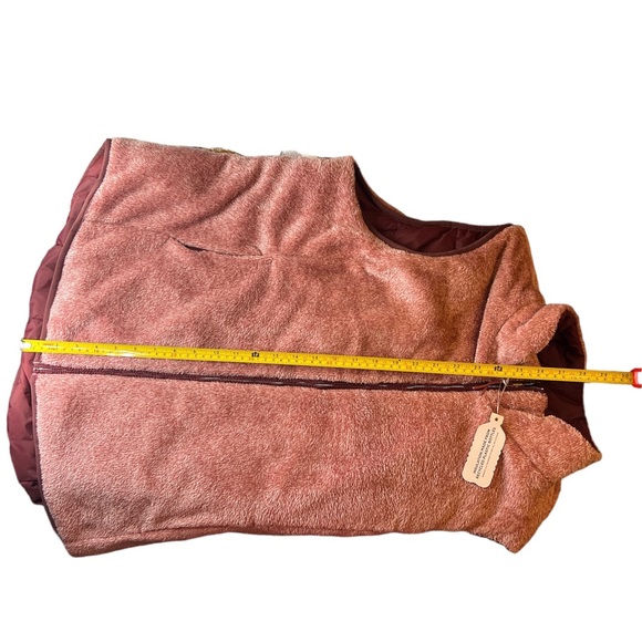 Free Country Repreve Reversible NWT Purple Maroon Vest Fleece Lined Size XL - Picture 6 of 9